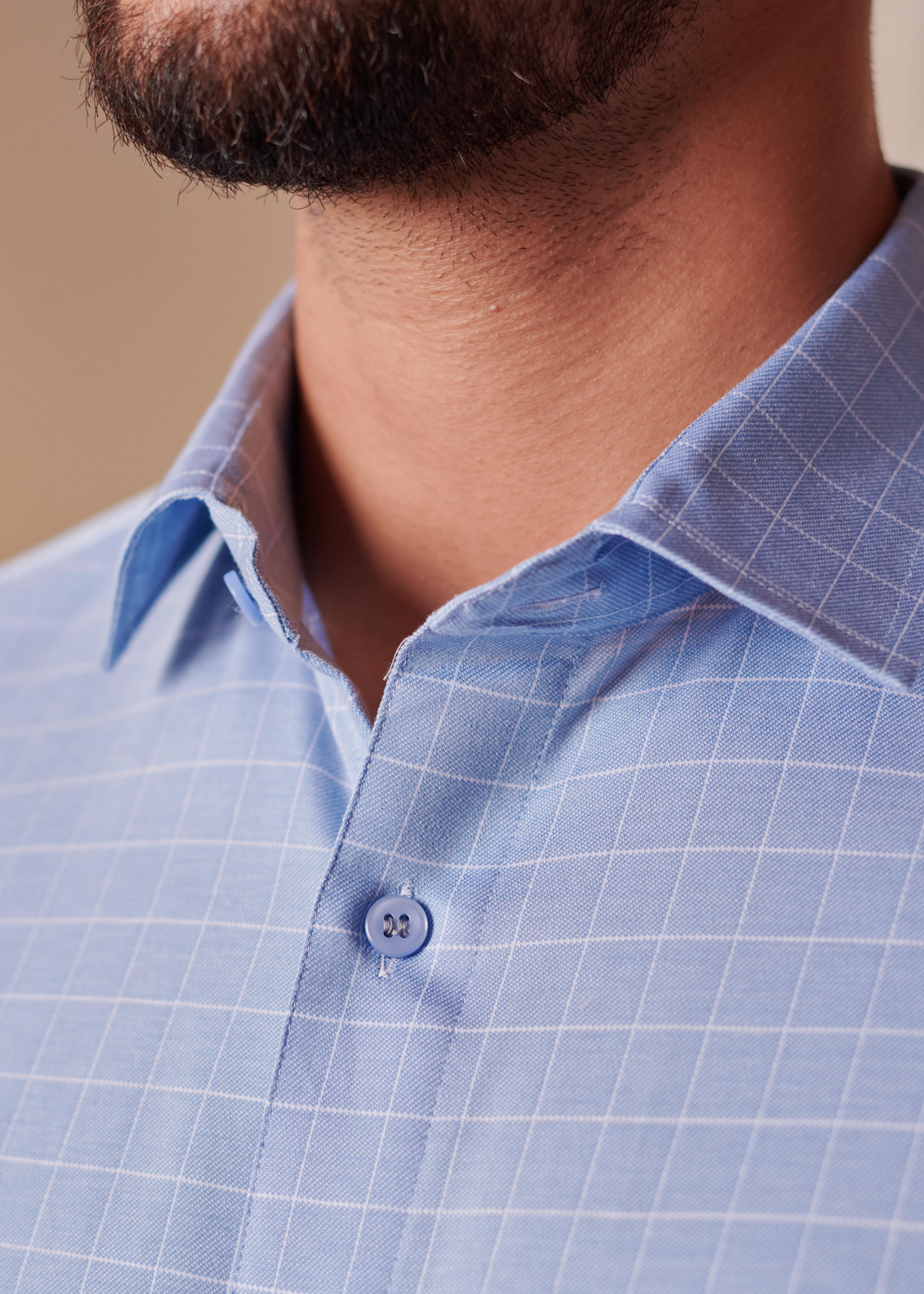 Celeste Blue Plaid