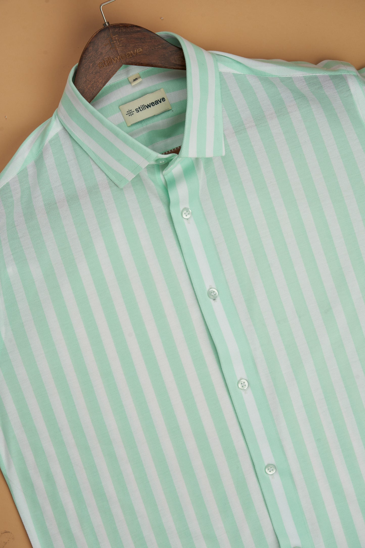 Pistachio Green Candy Stripe