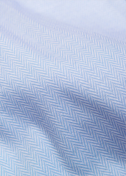 Aqua Blue Herringbone