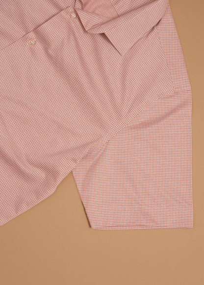 Peach Sorbet Houndstooth